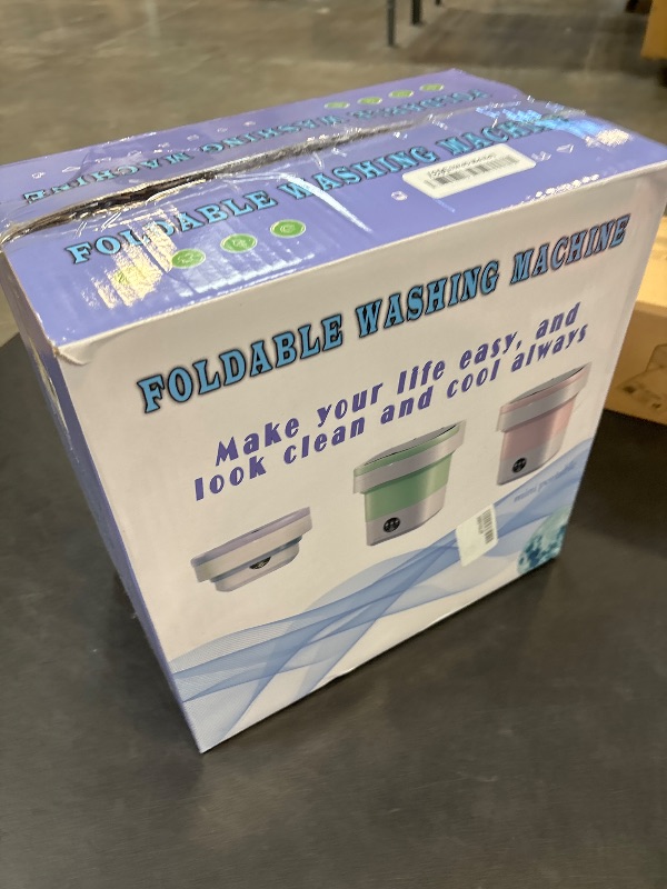 Photo 1 of 20L Portable Washing Machine, Foldable Mini Washer and Spin Dryer Combo with 3 Wash Modes, Deep Cleaning Compact Laundry Machine for Baby Clothes, Underwear, Dorms, Apartments, RV & Travel