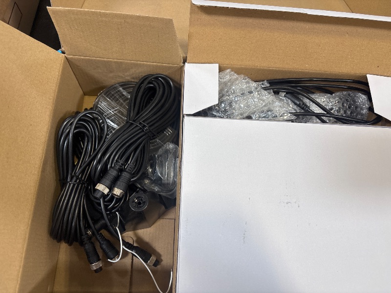 Photo 1 of 4 Channel Backup Camera System,Touchable 10.26 inch Monitor with DVR Stereo, 64GB Card, IP69 Waterproof, Nightvision 1080P Backup Camera for RV/Truck/Trailer Pickup,Rear Side Front Wired System