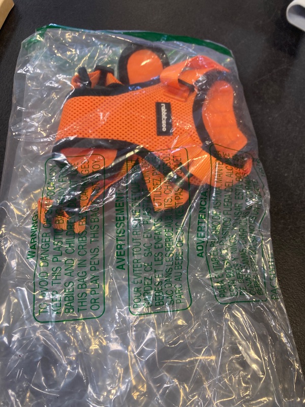 Photo 1 of rabbitgoo Escape Proof Cat Harness and Leash Set, M, Orange