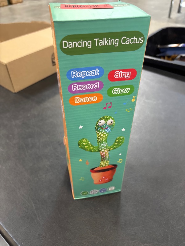 Photo 1 of Rechargeable Dancing Talking Cactus Toy Mimics back, Singing Cactus Baby Toy, Educational Baby Toys 18 months+ w/ 51 English Songs, 1 Year Old Girl Gifts, Toys for Baby Boy, Toddler Infants