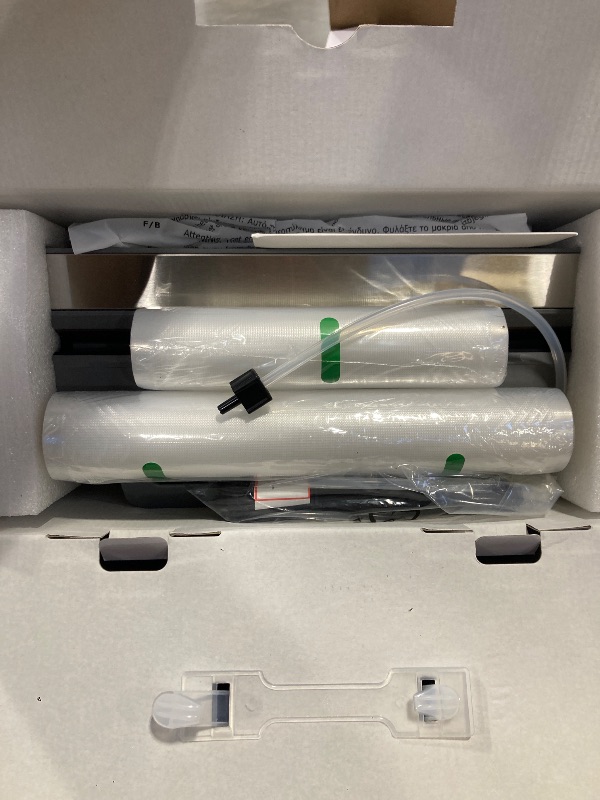 Photo 1 of Precision Food Vacuum Sealer Machine, POWOT Fully Automatic Vacuum Sealing System, Commercial Food Vacuum Saver Pro, Double Heat Seal, Easy-Lock Handle, Built-in Cutter&Bag Storage, Hose&Bag Rolls