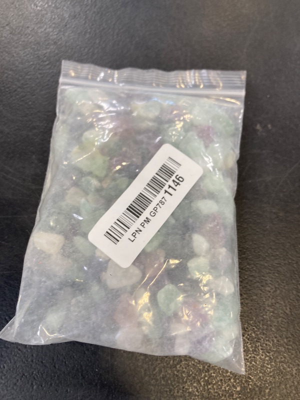 Photo 1 of WAYBER Decorative Crystal Pebbles, 1 Lb/460g (Fill 0.9 Cup) Natural Quartz Stones Aquarium Gravel Sea Glass Rock Sand for Fish Turtle Tank/Air Plants Decoration