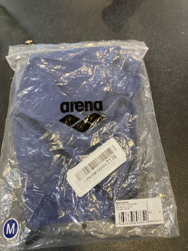 Photo 1 of ARENA Men’s Water Polo Swim Brief Training and Game Bathing Swimsuit Water Sports Pool Accessories for Players, Navy/White, US Size 30