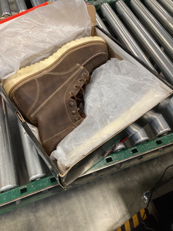 Photo 1 of Wolverine Men's Loader 8" Soft Toe Wedge Work Boot, Brown, 13 M US