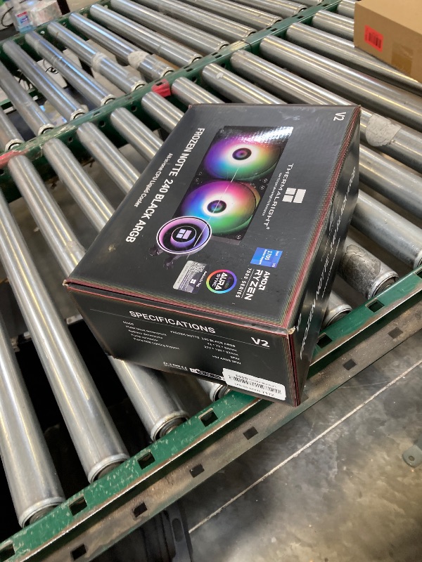 View 2 of Thermalright Frozen Notte 240 Black ARGB V2 Water Cooling CPU Cooler,240Black CPU Cooler Specifications, Double PWM Fans, S-FDB Bearings, Suitable for AMD/AM4 AM5,Intel LGA 1700/1150/1151/1200/2011