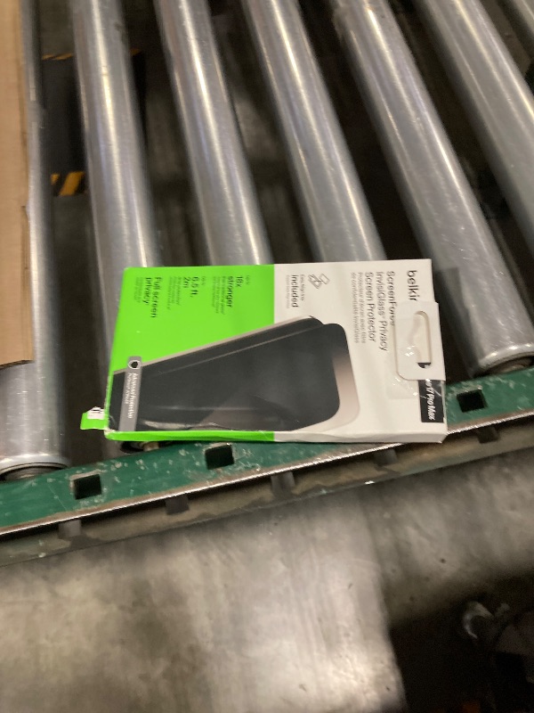 Photo 1 of Belkin ScreenForce InvisiGlass Privacy Screen Protector for iPhone 17 Pro Max, Scratch-Resistant Impact Protection w/Included Easy Align Tray for Bubble Free Application - Made with Recycled Glass
