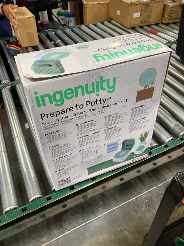 Photo 1 of Ingenuity Prepare to Potty 3-in-1 System - Potty Training Toilet, Topper, Step Stool, Easy Setup, for Toddlers Ages 18 Months+