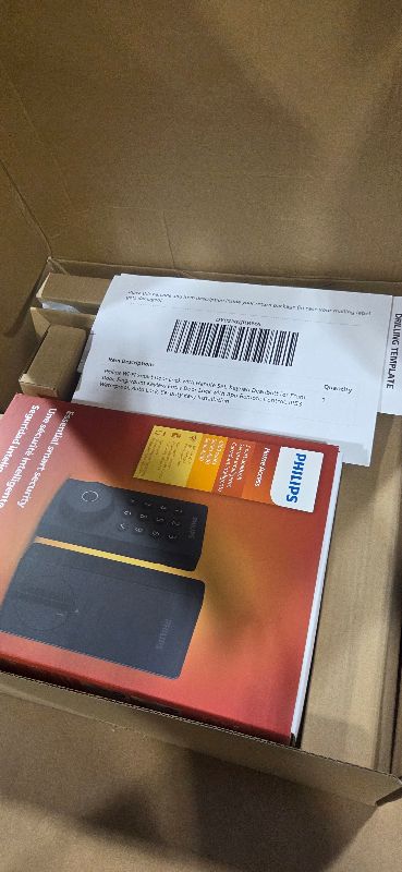 Photo 1 of Philips Wi-Fi Smart Door Lock with Handle Set, Keypad Deadbolt for Front Door, Fingerprint Keyless Entry Door Lock with App Remote Control, IP53 Waterproof, Auto Lock, Security Easy Installation