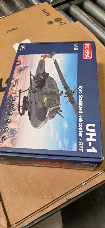 Photo 1 of Ssccgym 315MM UH-1 Remote Control Helicopter Aircraft for Adults Expert 6CH C032 RC Heli Maintain Altitude Brushless Motor/Optical Flow Positioning/Fly Upside Down 3D Rolling (RTF Yellow 3-Batteries)