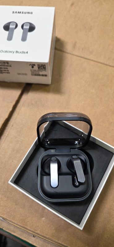 Photo 1 of Samsung Galaxy Buds 4 (2026) AI True Wireless Bluetooth Earbuds, Noise Cancelling, Hi-Res Audio, 1-Way Speaker, New Fit, IP54, Live Translation, Black [US Version, 2 Yr Warranty]