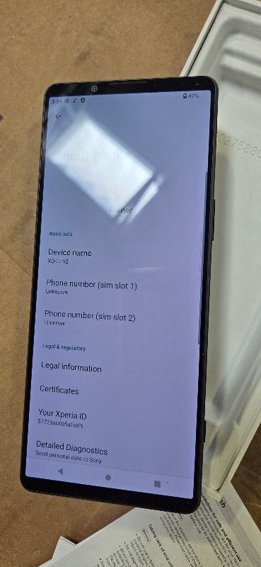 Photo 1 of Sony Xperia 1 IV 512GB 5G Factory Unlocked Smartphone [U.S. Official w/Warranty], Black