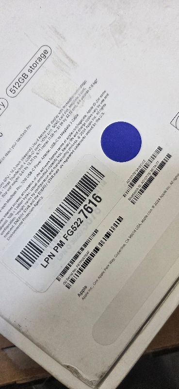 Photo 1 of Apple 2024 MacBook Pro Laptop with M4 chip with 10?core CPU and 10?core GPU: Built for Apple Intelligence, 14.2-inch Liquid Retina XDR Display, 16GB Unified Memory, 512GB SSD Storage; Space Black
