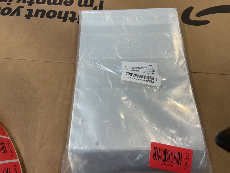 Photo 1 of VOKOY 25 Sets Current Size Comic Book Bags and Boards, Reusable Transparent Comic Book Sleeves with Double-Sided White Cardboard Regular Comics Magazine Storage for Collector Small Business