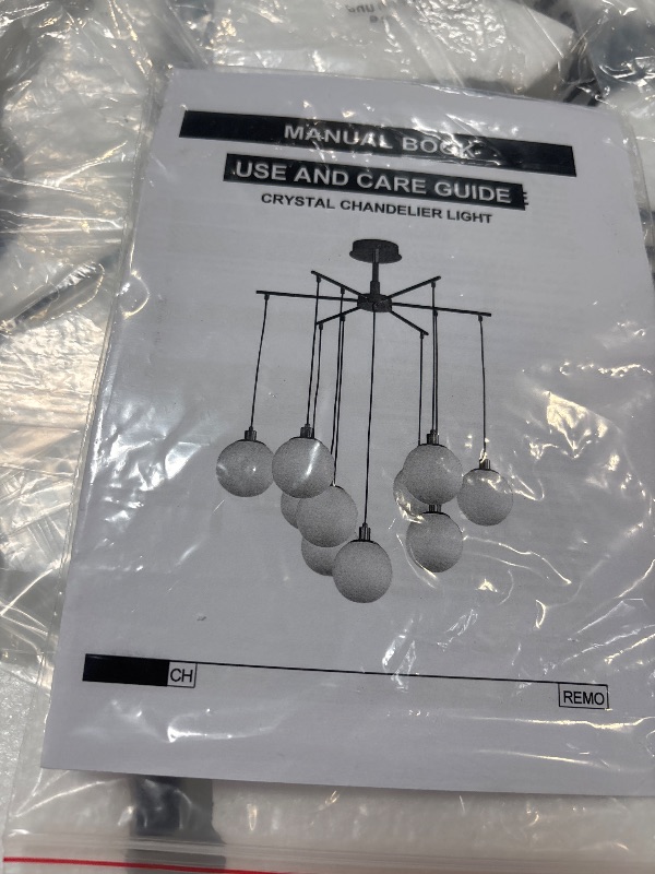 Photo 1 of Crystal chandelier light