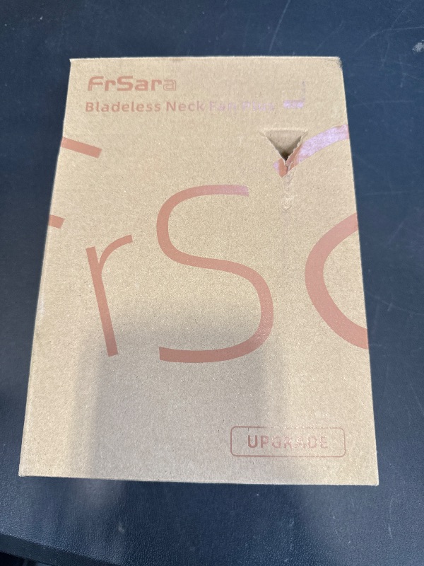 Photo 1 of FrSara Neck Fan, Portable Personal Fan Strong Wind, 4000mAh, Air Volume,360° Cooling, No Hair Twisting, Air Volume On 2 Sides, Non-Slip, Quick Charge, Long Use Time, Birthday Gift for Women, Dad, Men