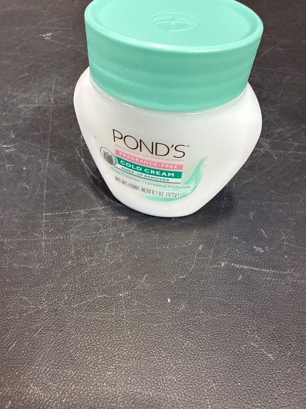 Photo 1 of POND’S Cold Cream Cleanser, Fragrance-Free – Moisturizing Makeup Remover & Deep Cleansing Face Cream – Facial Cleanser for Soft, Radiant Skin – Dermatologist Tested, Non-Comedogenic, 6.1 oz