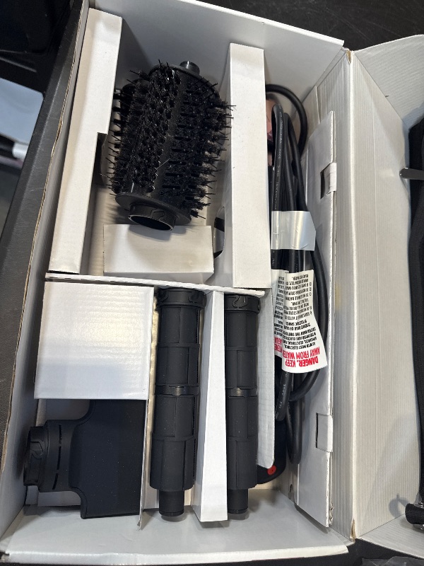 Photo 1 of Shark FlexStyle Air Styling & Drying System, Powerful Hair Dryer Brush & Multi-Styler with Auto-Wrap Curlers, Concentrator Attachment and Storage Bag, Blossom Bliss, HD432RS