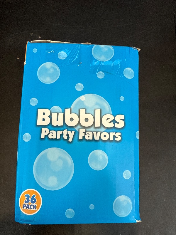 Photo 1 of SpringFlower 36 Pcs Bubble for Kids, 2OZ Bubble Wands in 6 Colors, Bubble Bulk for Kid Party Favors, Summer Toys, Indoor & Outdoor Activities, Birthday, Wedding, Goodie Bags, Carnival Prizes