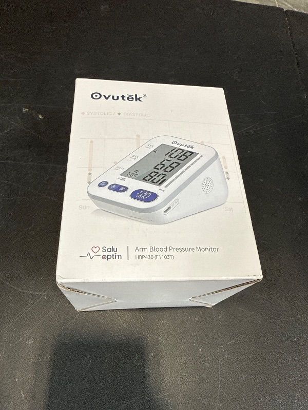 Photo 1 of Ovutek Blood Pressure Monitors for Home Use: Large BP Cuff with 240 Memories for 2 Users, Upper Arm Blood Pressure Machine, Accurate BP Monitor with Batteries Type-C Cable