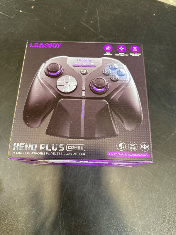 Photo 1 of leadjoy Xeno Plus Wireless Game Controller, TMR Joysticks, Hall Effect & Tactile Dual Triggers Gaming Controller, Smart Charging Dock, 4 Back Paddles, 1000Hz Polling Rate, for Nintendo Switch/Switch 2, PC, Android & iOS