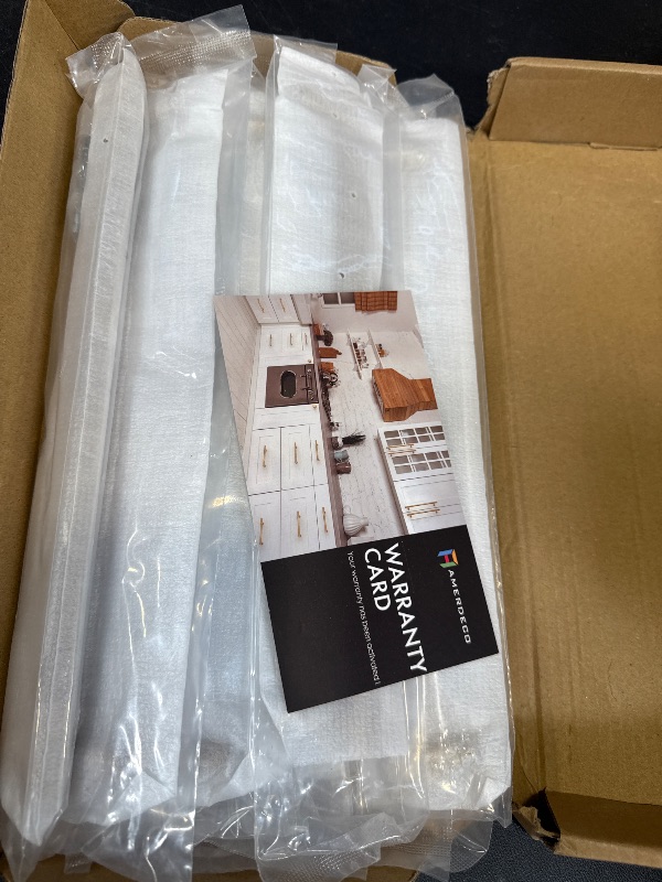 Photo 1 of Amerdeco 10 Pack Champagne Bronze Cabinet Pulls, 10 Inch(254mm) Hole Center, Kitchen Cabinet Handles