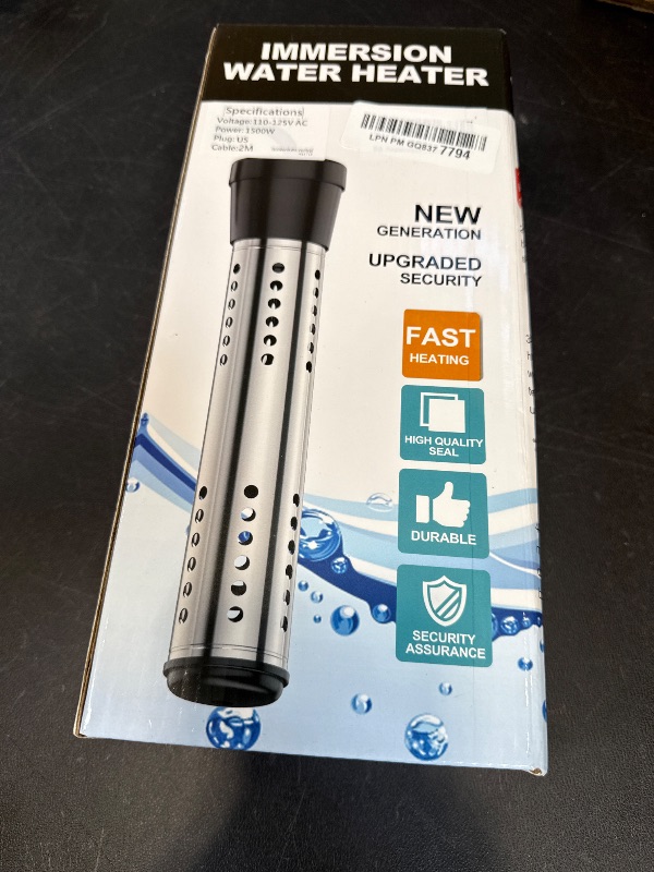 Photo 1 of Hot Tub Heater -Portablepool Heater-1500W-Digital Display Temperature Control and Dry-Burn Protection-for Bathtubs-Buckets-Small Pools