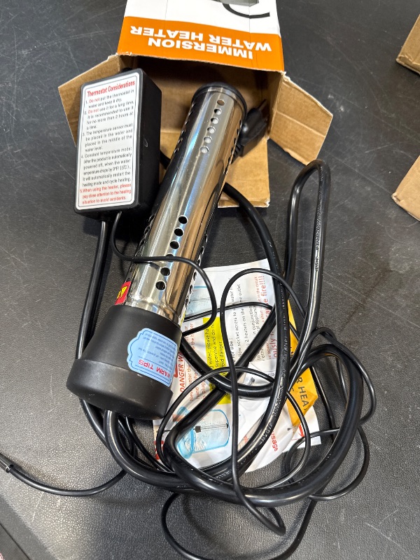 Photo 1 of Hot Tub Heater -Portablepool Heater-1500W-Digital Display Temperature Control and Dry-Burn Protection-for Bathtubs-Buckets-Small Pools