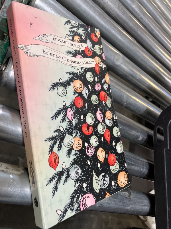 View 2 of Christmas Decor, Punch-Out Buildable Artboard Pieces, Edward Gorey Art, Holiday Family Activity