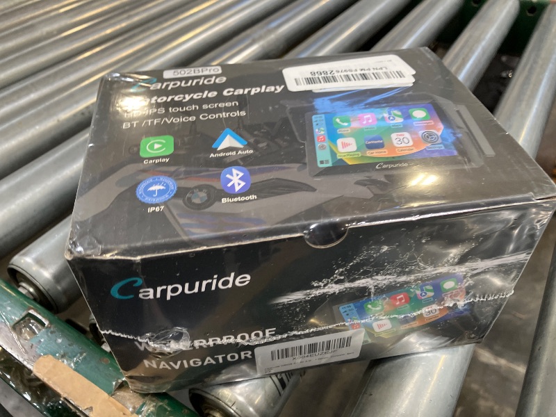 Photo 1 of Carpuride W502B Pro for B.M W Motorcycle CarPlay & Android Auto & Dual Bluetooth, 5" Waterproof GPS Navigation Screen for Motorbike, Music Sharing, Intercom, EQ, Light Sensor, Compass, Barometer