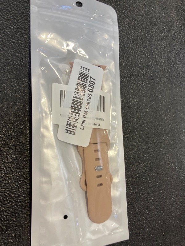 Photo 1 of Sport Silicone Band Compatible with Apple Watch Bands 40mm 38mm 41mm 44mm 45mm 42mm 49mm Women Men,Soft Wristband Waterproof Replacement Sport Strap for iWatch Bands Series 9 8 7 6 5 4 3 2 1 SE Ultra