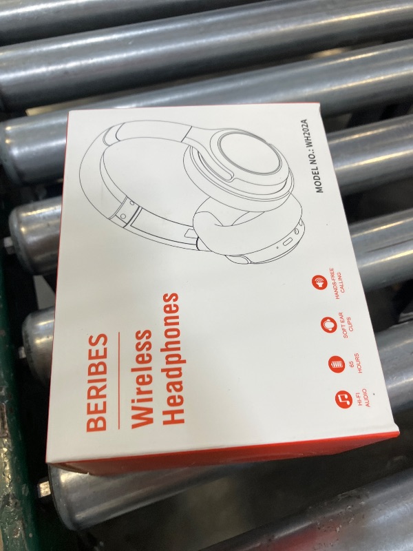 Photo 1 of BERIBES Bluetooth Headphones Over Ear, 65H Playtime and 6 EQ Music Modes Wireless Headphones with Microphone, HiFi Stereo Foldable Lightweight Headset, Deep Bass for Home Office Cellphone PC Ect.
