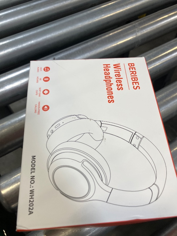Photo 1 of BERIBES Bluetooth Headphones Over Ear, 65H Playtime and 6 EQ Music Modes Wireless Headphones with Microphone, HiFi Stereo Foldable Lightweight Headset, Deep Bass for Home Office Cellphone PC Ect.