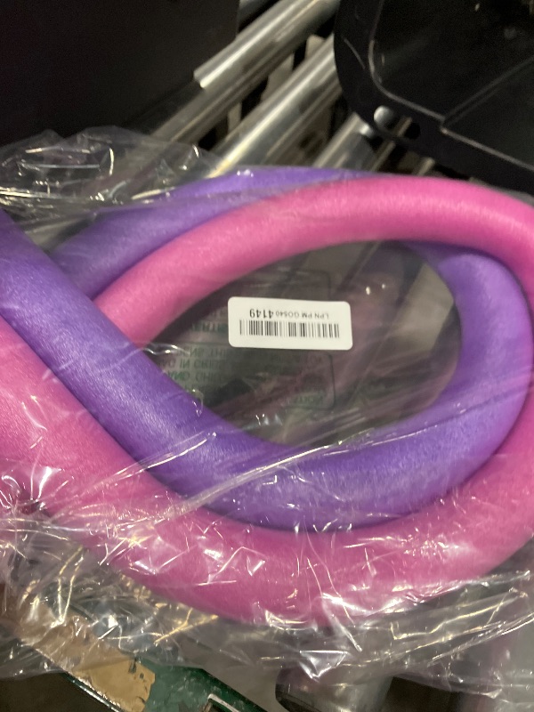 Photo 1 of Hollowfly 2 Pcs Pool Noodles Floating 1.6 x 40 Inches Small Pool Noodles Foam Tube Hollow Floating Training Device Swimming Craft Projects Padding Bumper(Pink and Purple)