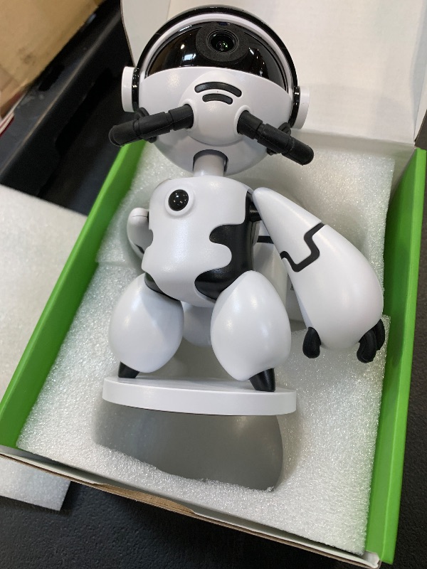 Photo 1 of 2K Hidden Camera Robot, 2.4G WiFi Security Indoor Robot Camera for Baby/Pet/Nanny, Long Battery Life, Two Way Audio, Night Vision, Battery Operated, PIR Motion Detection, Cloud & TF Card Storage