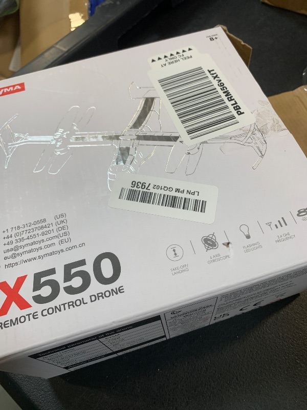 Photo 1 of SYMA X550 RC Plane, 4 CH Remote Control Airplane with High/Low Speed, One-Key Takeoff/Landing, Stunt Flight Modes, Army Model Plane Gift for Kids, Beginners & Adults