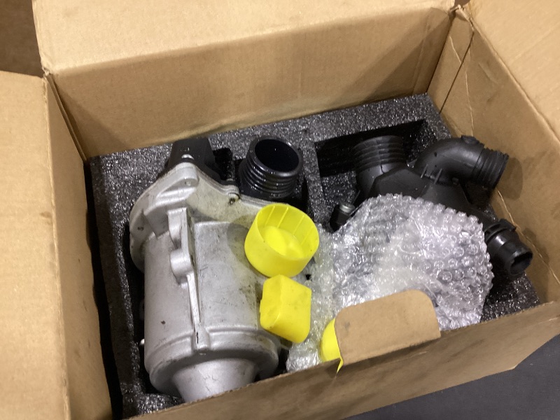 Photo 1 of GZGN 11517546994 Electric Engine Water Pump W/Aluminium Thermostat Compatible with BMW 128i 325i, 330i, 330xi, 328i, 328i xDrive, 328xi, 528i, 528i xDrive, 528xi, 530i, X3, X5, Z4, 2006-2013, L6 3.0L