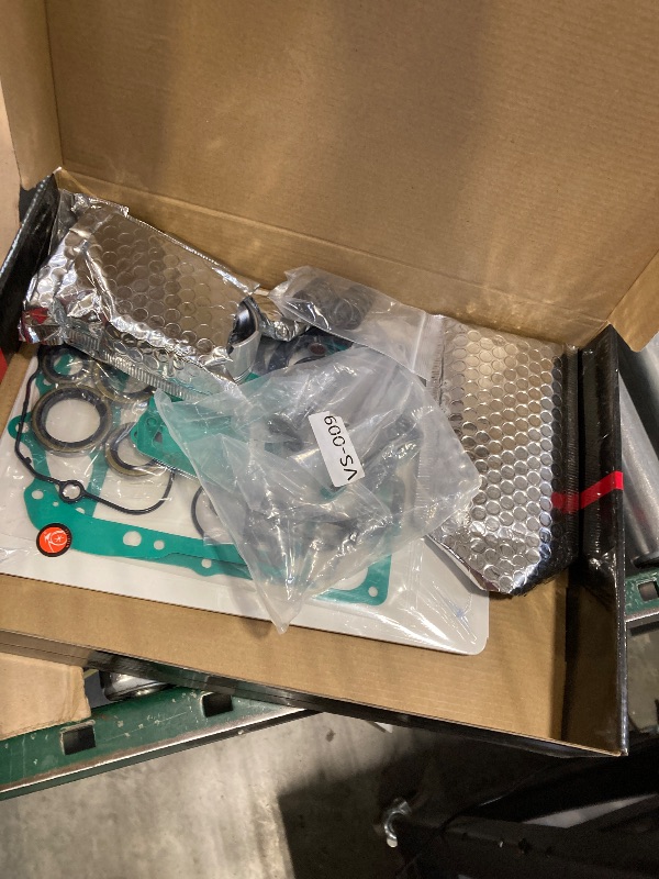 Photo 1 of Oversize 0.25mm Engine Rebuild Kit Piston & Ring Gasket Seal Exhaust Intake Valve Compatible with EZGO 4 Cycle Gas Golf Cart 350cc EH35C MCI Fuji Robin Engine 1996-2002