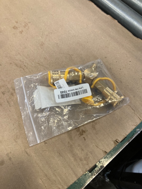 Photo 1 of DOZYANT 1/4" RV Propane Quick Connect Y Splitter Adapter with Shutoff Valve for RV Trailer and Quick Connect Propane Hose Connect to Motorhome Tabletop Grill, 2 Way 1/4 inch Quick Disconnect Kit