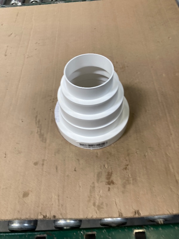 Photo 1 of 3" up to 6" Inch Duct Inline Reducer-Increaser - Plastic Universal Connector - Vent Pipe Size Adapter - Air Conditioning, Heating, Cooling - 3 4 5 6 In Ventilation Duct Converter (80-150mm)