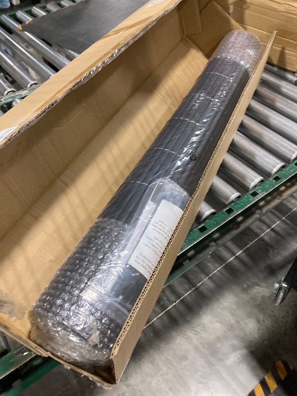 Photo 1 of paramondo Reinforced PVC Privacy Fence Screen, Charcoal, 3×10 FT