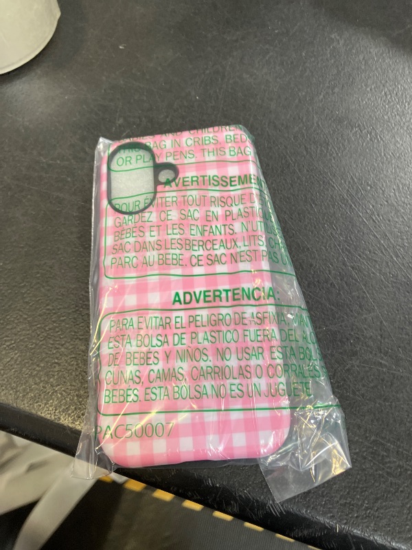 Photo 1 of Aitipy Compatible with MagSafe Plaid Phone Case for iPhone 17, Magnetic Cute Aesthetic Gingham Soft TPU and Hard PC Shockproof Protective Phone Cover for Women Girls-Pink