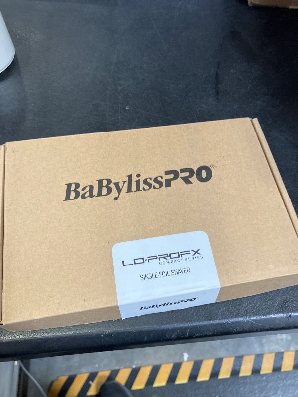 Photo 1 of BaBylissPRO High-Performance Compact LO-PROFX Single Foil Shaver