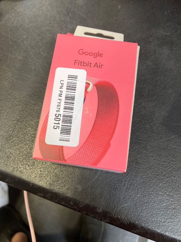 Photo 1 of Google Fitbit Air - Screenless Activity Tracker with Fitness, Heart Rate, and Sleep Tracking - Personalized AI-Powered Coaching - Up to 7 Days’ Battery Life - Works with iOS and Android - Berry