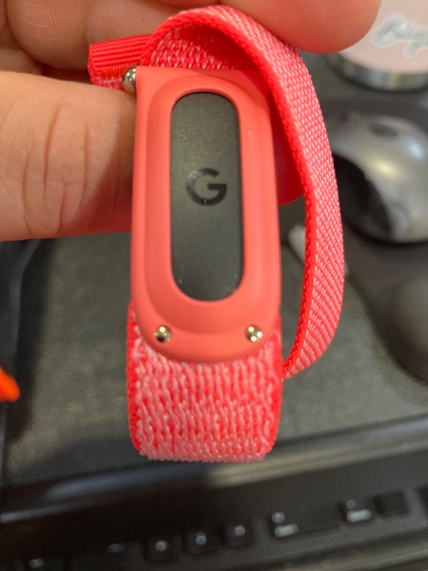 Photo 1 of Google Fitbit Air - Screenless Activity Tracker with Fitness, Heart Rate, and Sleep Tracking - Personalized AI-Powered Coaching - Up to 7 Days’ Battery Life - Works with iOS and Android - Berry