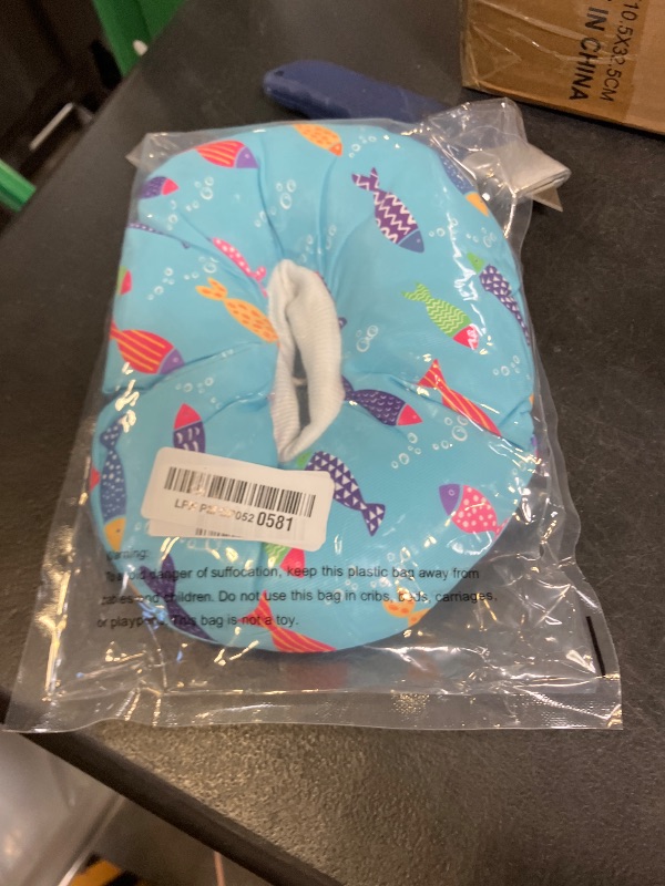 Photo 1 of libfrnt Cat Cone Collar Soft Cute Adjustable Cat Donut Recovery Collar Elizabethan Cats Cones to Stop Licking Comfortable Anti-Bite Neck Cone for Pet Kittens After Surgery