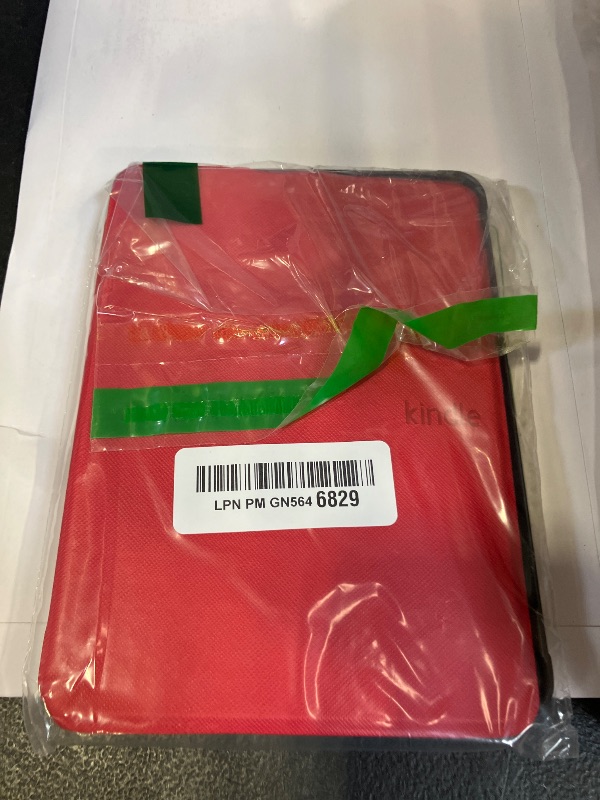 Photo 1 of Generic Case for All-New Kindle Paperwhite 12th Gen 2024 (7") & for Kindle Colorsoft Signature Edition (7"), Slim Protective Smart Leather Cover with Auto Wake/Sleep (Red)