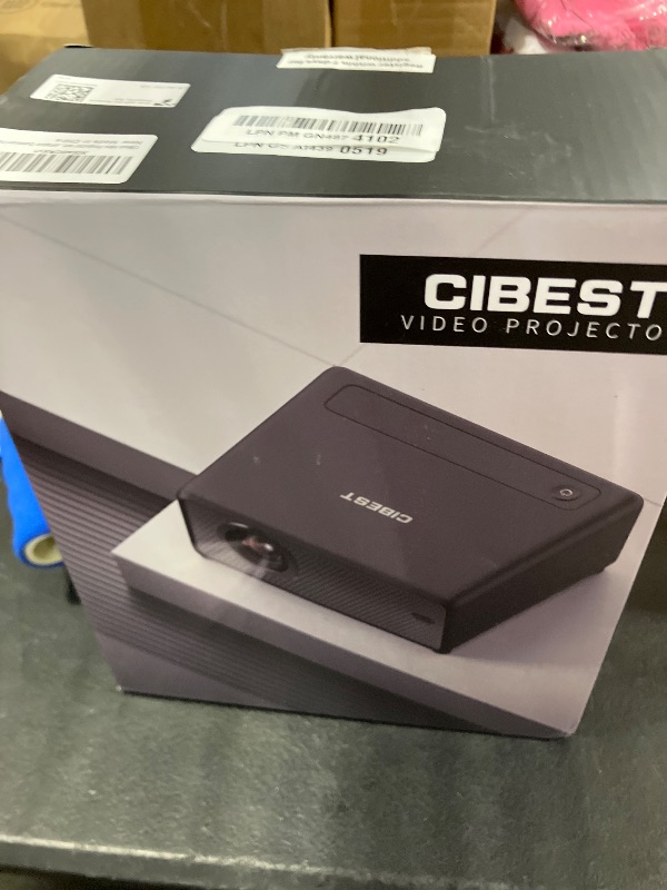 Photo 1 of CiBest Mini Projector with WiFi and Bluetooth, Compatible with Netflix/YouTube/PrimeVideo, Electric Focus & Keystone, Short Throw Full HD 1080P Video Projector, Portable Outdoor/Indoor Use