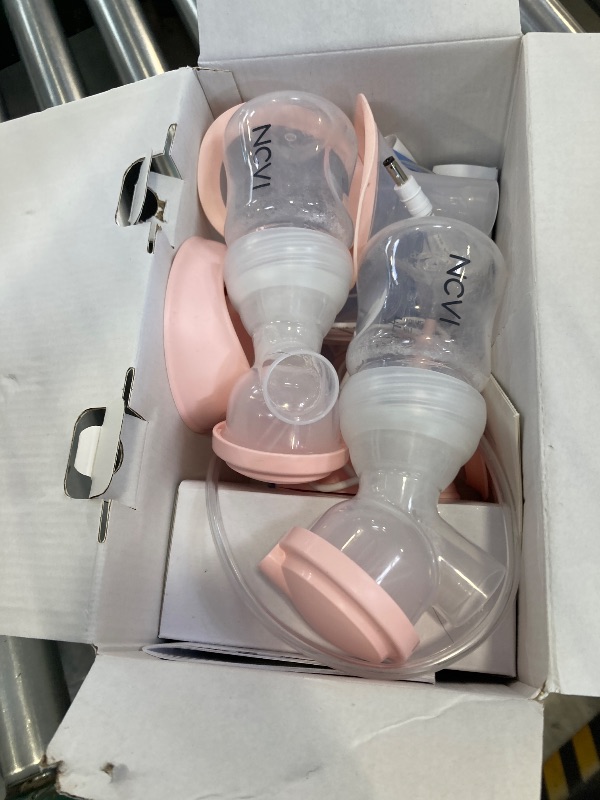 Photo 1 of NCVI Electric Breast Pump 8782, Portable Hospital-Grade Double Pump with 4 Modes & 9 Levels, Anti-Backflow, Rechargeable Quiet Breastfeeding Pump for Efficient Comfortable Use at Home, Work or Travel