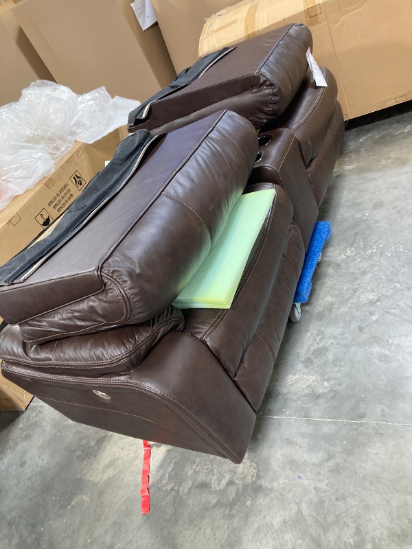 View 6 of U8290246 Ashley Furniture Family Circle Left-arm Facing Power Reclining Loveseat -----MISSING BOTH MIDDLE AND RIGHT SIDE FACEING ARM CHAIR ---- SELLING THE LEFT SIDE FACEING ONLY THERE IS A PICTURE OF THE WHOLE ITEM AND THE PART WE ARE SELLING ----PLEASE