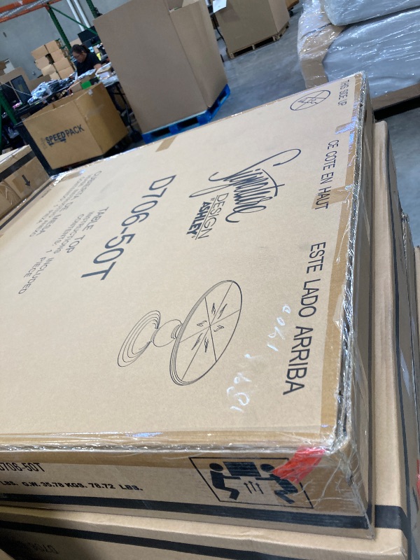 Photo 1 of Ashley Shatayne Dining Table D706-50T-50B-------------PLEASE BRING TRUCK UPON PICK UP ITEM IS XL------------FACTORY SEALED 
